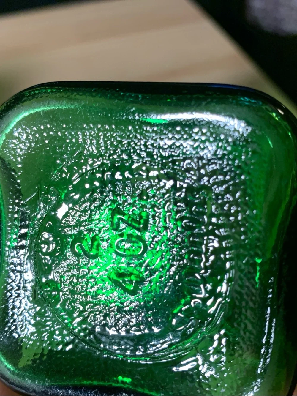 Duraglass Apothecary Square Jars W Lids GREEN - Vintage